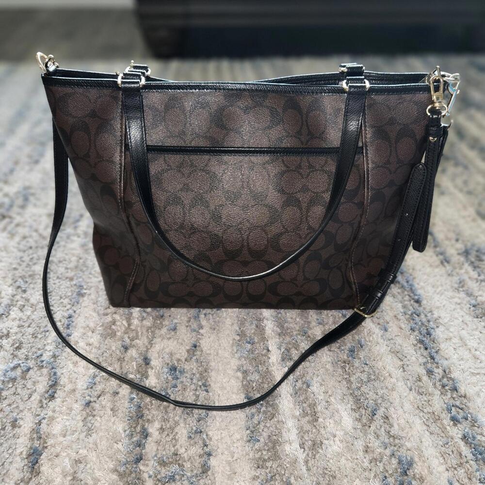 Coach Signature Full Zip Tote Bag - Picture 2 of 9